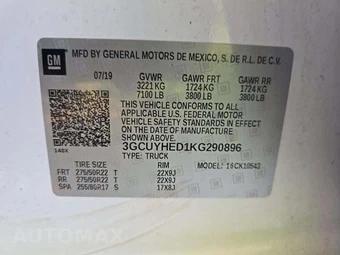 2019 Chevrolet Silverado 1500 High Country Crew Cab Short Bed 3LZ - miniatura 5