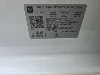 2019 Chevrolet Silverado 1500 LD WT Extended Cab Medium Bed 1WT – miniatura 14