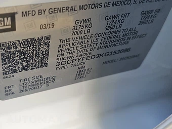 2019 Chevrolet Silverado 1500 LT Trail Boss Crew Cab Short Bed 2LT - miniatura 15