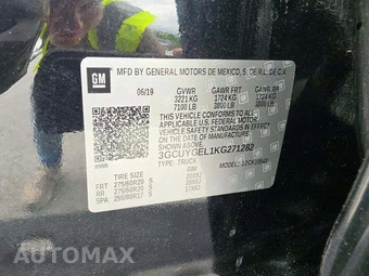 2019 Chevrolet Silverado 1500 LTZ Crew Cab Short Bed 1LZ - miniatura 2