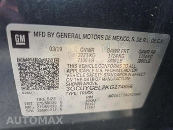 2019 Chevrolet Silverado 1500 LTZ Crew Cab Short Bed 1LZ - miniatura 5
