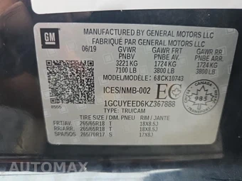 2019 Chevrolet Silverado 1500 RST Crew Cab Medium Bed 1SP - miniatura 11