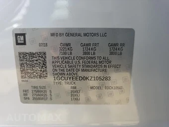 2019 Chevrolet Silverado 1500 RST Crew Cab Short Bed 1SP - miniatura 17