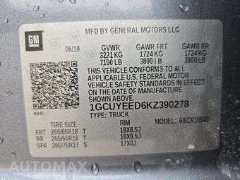 2019 Chevrolet Silverado 1500 RST Crew Cab Short Bed 1SP - miniatura 14