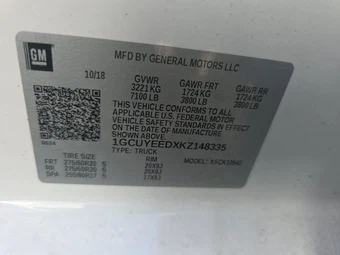 2019 Chevrolet Silverado 1500 RST Crew Cab Short Bed 1SP - miniatura 14