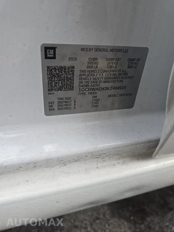 2019 Chevrolet Silverado 1500 WT Extended Cab Medium Bed 1WT - miniatura 14