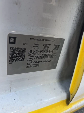 2019 Chevrolet Sonic LT Hatchback 1FL - miniatura 14