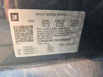 2019 Chevrolet Suburban 1500 LT 1LT - miniatura 5