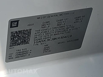 2019 Chevrolet Suburban 1500 Premier 1LZ - miniatura 15