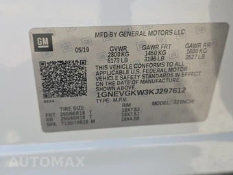 2019 Chevrolet Traverse LT Cloth 1LT - miniatura 21