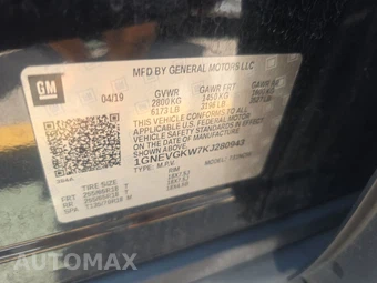 2019 Chevrolet Traverse LT Cloth 1LT - miniatura 15