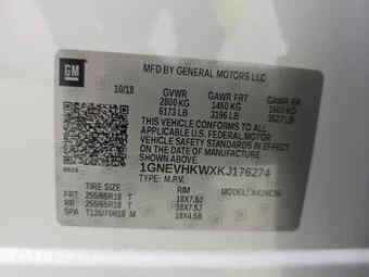 2019 Chevrolet Traverse LT Leather 3LT - miniatura 15