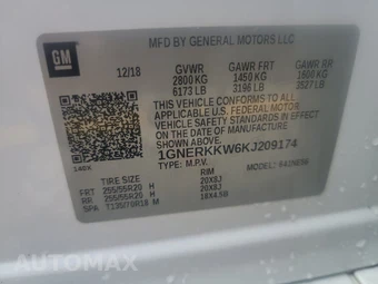 2019 Chevrolet Traverse Premier 1LZ - miniatura 15