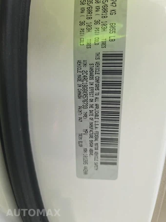 2019 Chrysler Pacifica Touring L 121.6" WB – miniatura 11