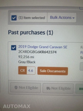 2019 Dodge Grand Caravan SE 121.2" WB - miniatura 32