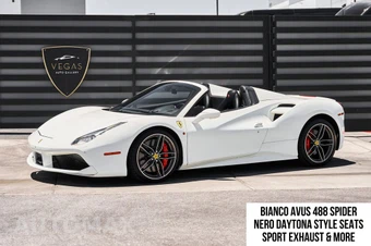 2019 Ferrari 488 Spider Convertible - car from the USA, Manheim Buy-Now listing at AUTOMAX
