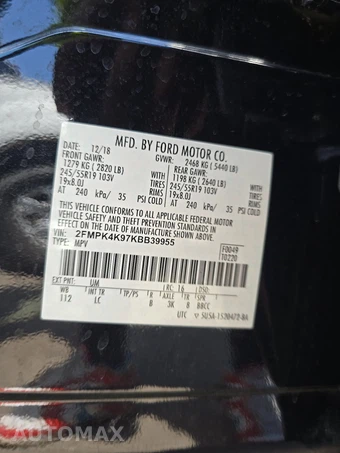 2019 Ford Edge Titanium – miniatura 14