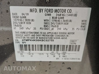 2019 Ford Edge Titanium – miniatura 14