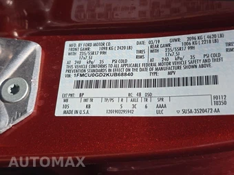 2019 Ford Escape SE – miniatura 14