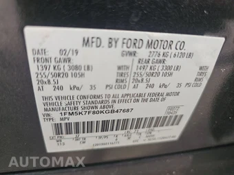 2019 Ford Explorer Limited - miniatura 15