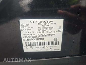 2019 Ford Explorer Limited - miniatura 2