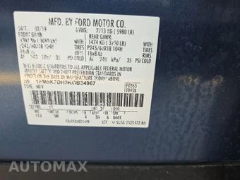 2019 Ford Explorer XLT – miniatura 14