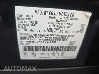 2019 Ford Explorer XLT - miniatura 15