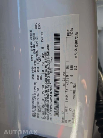 2019 Ford F-150 Raptor Crew Cab Short Bed - miniatura 5
