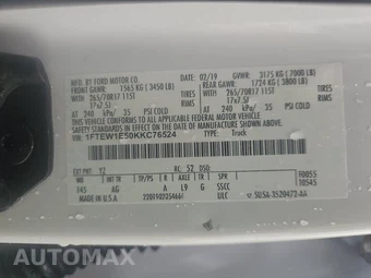 2019 Ford F-150 XL Crew Cab Short Bed - miniatura 14