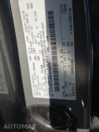 2019 Ford F-150 XLT Crew Cab Medium Bed - miniatura 14
