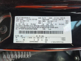 2019 Ford F-150 XLT Crew Cab Short Bed - miniatura 14