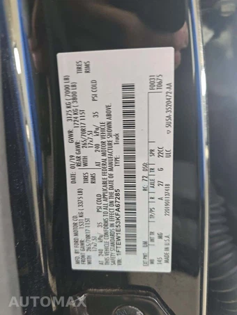2019 Ford F-150 XLT Crew Cab Short Bed - miniatura 2