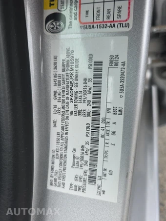 2019 Ford Fiesta SE Hatchback – miniatura 15