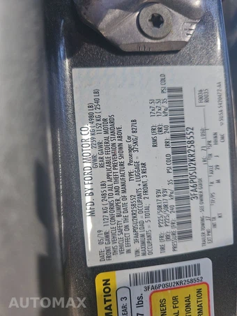 2019 Ford Fusion Energi Titanium – miniatura 14