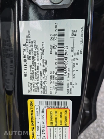 2019 Ford Fusion SE – miniatura 14