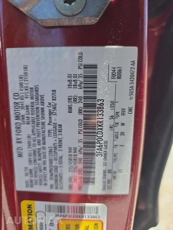 2019 Ford Fusion SEL – miniatura 2