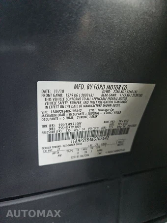 2019 Ford Taurus Limited - miniatura 21