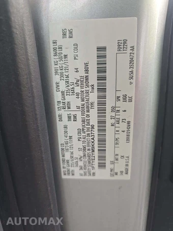 2019 Ford Transit 150 Cargo Van w/RH Sliding Door Low Roof 147.6" WB - miniatura 2