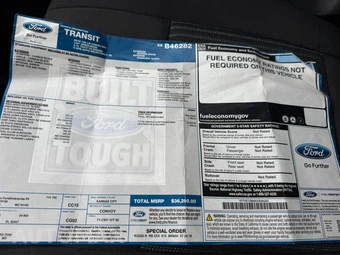 2019 Ford Transit 150 Cargo Van w/RH Swing-Out Doors Low Roof 129.9" WB - miniatura 22