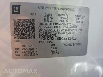 2019 GMC Acadia Denali 5SA – miniatura 5