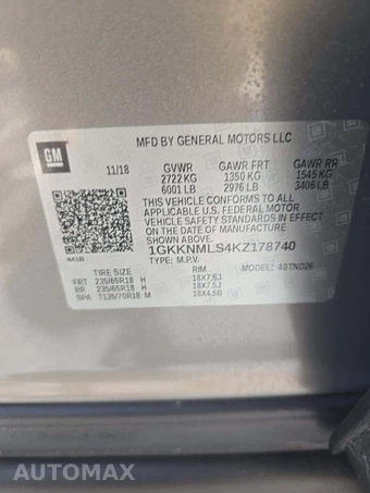 2019 GMC Acadia SLT-1 4SA - miniatura 2