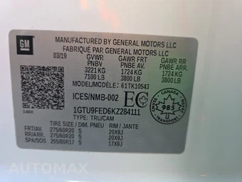 2019 GMC Sierra 1500 Denali Crew Cab Short Bed - miniatura 21