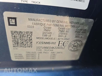 2019 GMC Sierra 1500 SLE Crew Cab Short Bed - miniatura 5