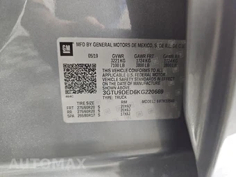 2019 GMC Sierra 1500 SLT Crew Cab Short Bed 4SA - miniatura 14