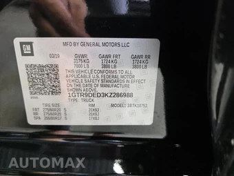 2019 GMC Sierra 1500 SLT Extended Cab Medium Bed 4SA - miniatura 14