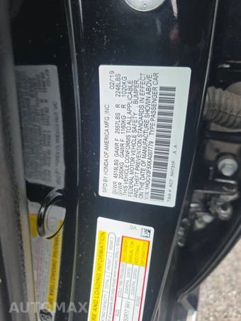 2019 Honda Accord Hybrid EX-L - miniatura 14