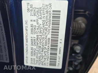 2019 Honda Accord Sedan EX-L 1.5T - miniatura 5