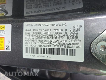 2019 Honda Accord Sedan EX-L 1.5T - miniatura 14