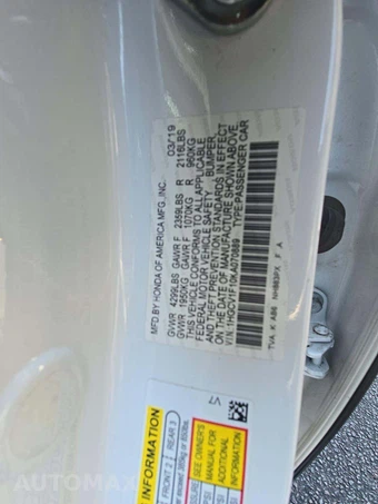 2019 Honda Accord Sedan LX 1.5T - miniatura 5