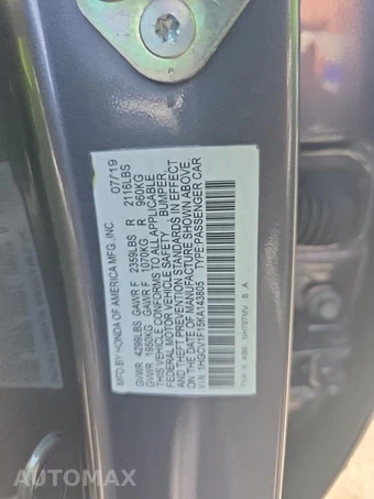 2019 Honda Accord Sedan LX 1.5T - miniatura 17